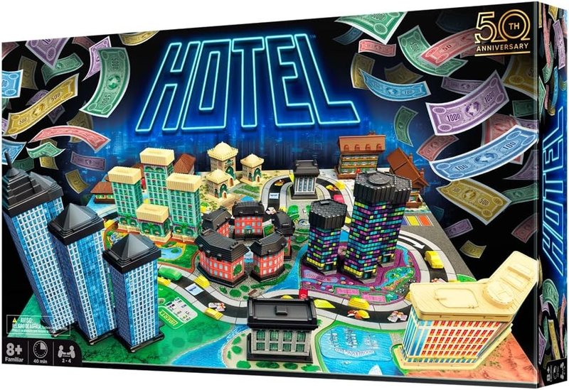 Hotel: construir hoteles de lujo, esperar que los rivales caigan en ellos y el clásico que cumple cincuenta años sin cambiar lo esencial