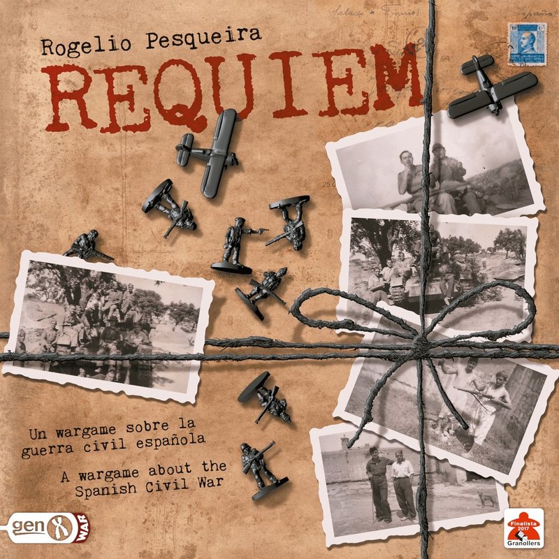 Réquiem: la Guerra Civil Española en dos horas con cartas de estrategia simultáneas y miniaturas en el mapa de España