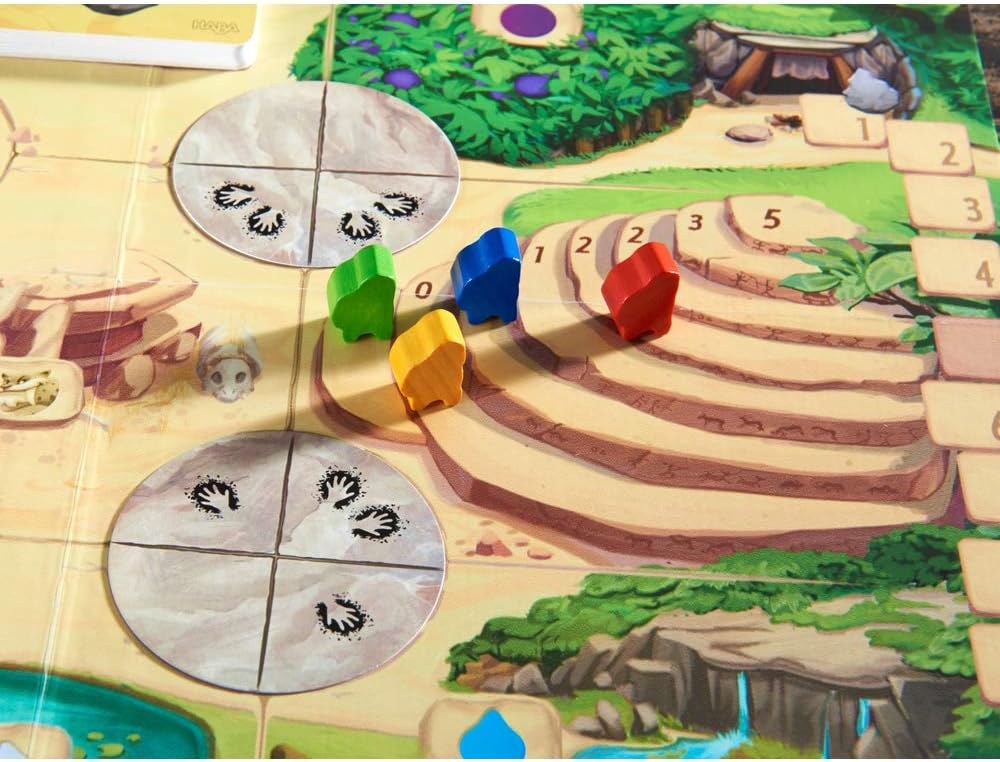 Honga: setas que crecen en el bosque, un druida que avanza sin control y el filler de push your luck donde decidir cuándo parar depende de saber cuándo va a avanzar el druida