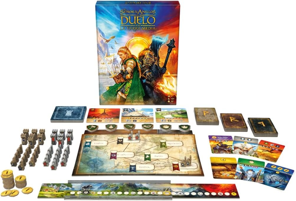 El Señor de los Anillos: Duelo por la Tierra Media — análisis del juego de dos que añade el track del Anillo como tercer eje de victoria
